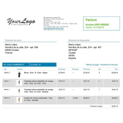 Advanced invoice customization for PrestaShop 1.6