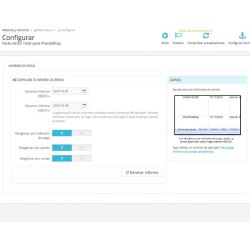 Sales report generator in excel format for PrestaShop
