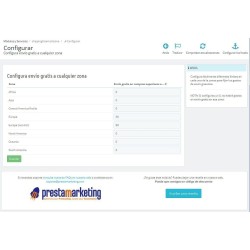 Shipping free by zones