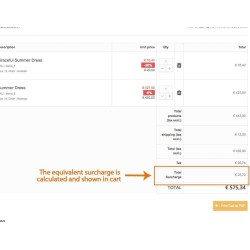 Equivalence Surcharge for Prestashop Invoices