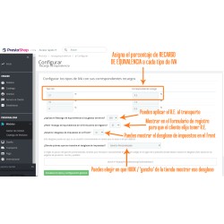 Gestor de recargo de equivalencia para PrestaShop