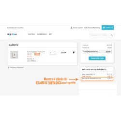 Gestor de recargo de equivalencia para PrestaShop