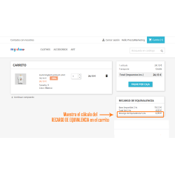 Gestor de recargo de equivalencia para PrestaShop